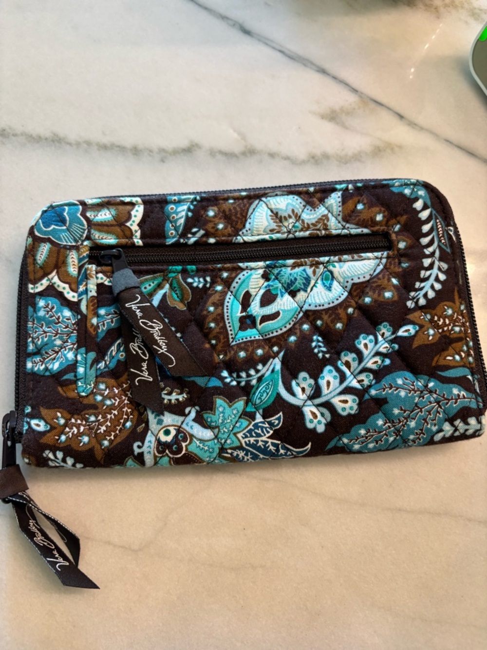 Vera Bradley Retired Print Java Blue Y2K 8pc Rolling Paisley Luggage Set - Picture 5 of 16